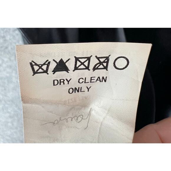 ABS Y2K Babydoll Dress 4 Black Satin Mini Rhinestone Dark Fairy Retro Vintage - Picture 13 of 14